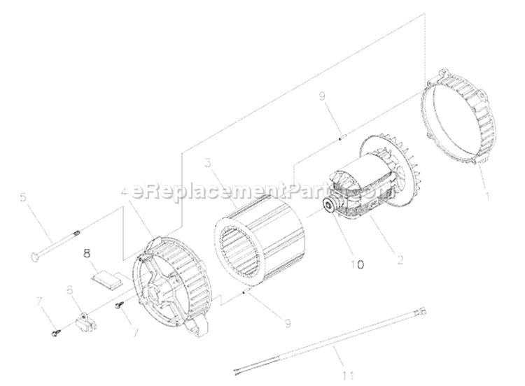 Page A Diagram and Parts List for 030359-0  Briggs and Stratton Generator